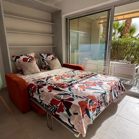 T2 Cosy En Bord De Avec Terrasse, Piscine Et Parking Appartement Antibes